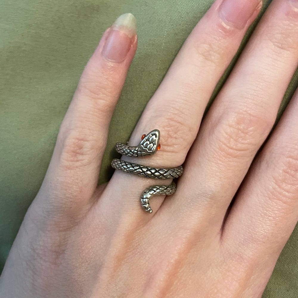 Silver Snake Ring